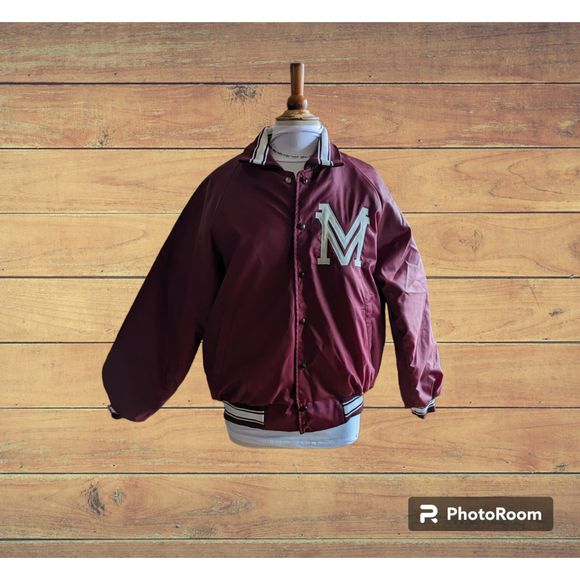 Vintage Hartwell Jackets with letter M on front Jacket   Unisex  SZ L - Picture 3 of 12